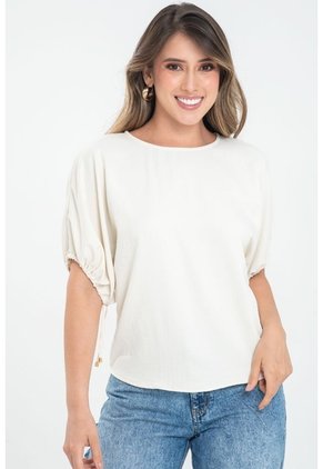Blusa Lhigne Beige Ragged Pf31113677