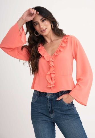Blusa Ohio Rosa Ragged Pf12110657 Ragged