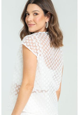 Blusa Vhelma Blanco Ragged Pf12110844 Ragged