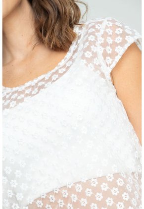 Blusa Vhelma Blanco Ragged Pf12110844