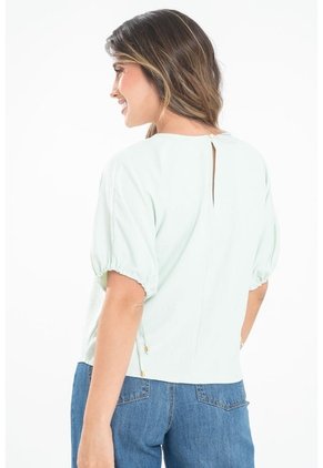 Blusa Lhigne Verde Ragged Pf31113677