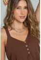 Blusa Vhana Café Ragged Pf11113109 de Ragged