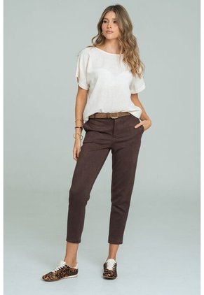 Blusa Amareo Beige Ragged Pf11113084