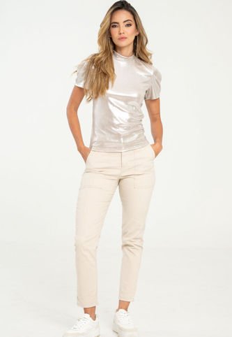 Pantalon Tobillero Dril Beige Ragged Pf21310012 Ragged