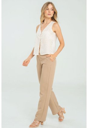 Pantalon Croma Beige Ragged Pf11310879