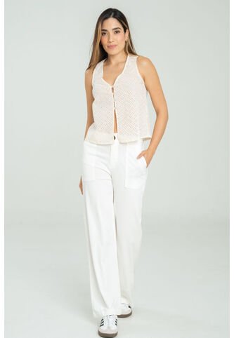 Pantalon Swan Bolsillos Blanco Ragged Pf11310858 Ragged