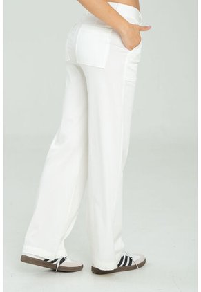 Pantalon Swan Bolsillos Blanco Ragged Pf11310858