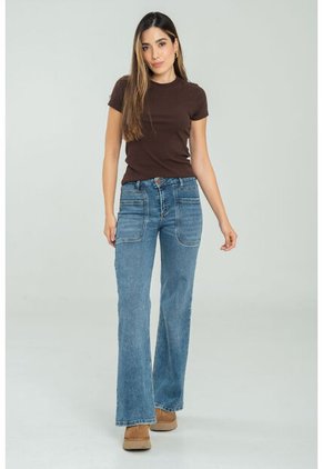 Camiseta Rib Café Ragged Pf11121165