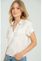Blusa Natural Blanco Ragged Pf11113024 de Ragged