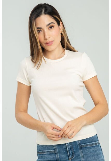 Camiseta Rib Blanco Ragged Pf11121165