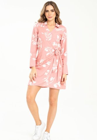 Vestido Corto Matisse Rosa Ragged Pf12510326 Ragged