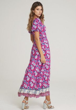 Vestido Venecia Fucsia Ragged Pf11511210