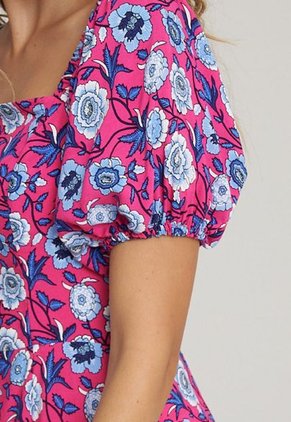 Vestido Venecia Fucsia Ragged Pf11511210