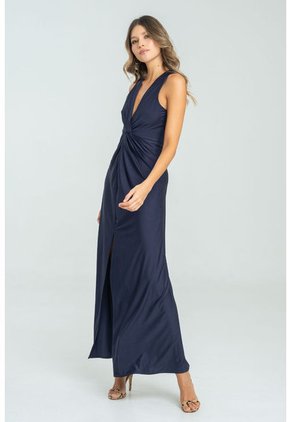 Vestido Sardinia Azul Ragged Pf12510411