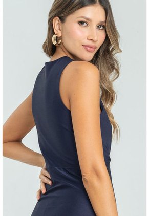 Vestido Sardinia Azul Ragged Pf12510411