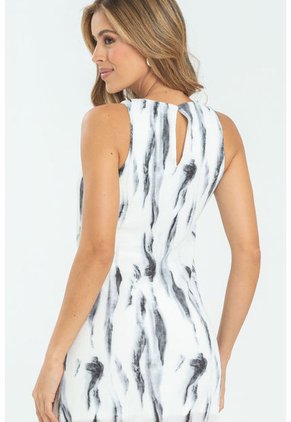 Vestido Canvas Blanco Ragged Pf11511323