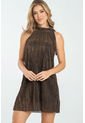 Vestido Corto Moon Café Ragged Pf12510415 de Ragged
