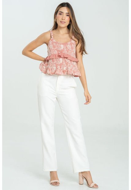 Blusa Summer Rosa Ragged Pf11112922