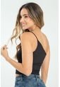 Top Asimetrico Negro Ragged Pf13120808 de Ragged