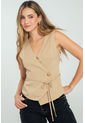 Chaleco Sylvhie Beige Ragged Pf11150042 de Ragged
