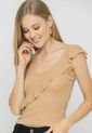 Blusa Marbella Beige Ragged Pf12120228 de Ragged