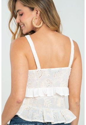 Blusa Summer Blanco Ragged Pf11112922