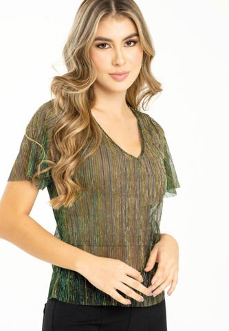 Blusa Antillas Verde Ragged Pf12120227 Ragged