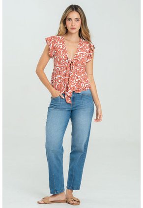 Jeans Almeria Azul Ragged Pf21350061