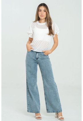 Jeans California Azul Ragged Pf21350064