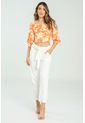 Pantalon Lino Cinturon Blanco Ragged Pf11310850 de Ragged