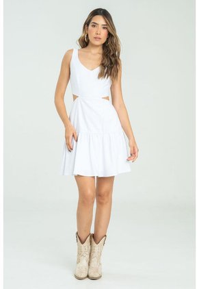 Vestido Marruecos Blanco Ragged Pf11511340