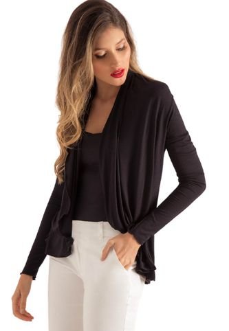 Suavo Manga Larga Negro Ragged Pf14120010 Ragged