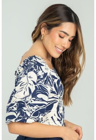 Blusa Nichols Azul Ragged Pf11112918 Ragged