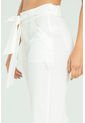 Pantalon Lino Cinturon Blanco Ragged Pf11310850 de Ragged