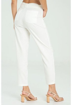 Pantalon Lino Cinturon Blanco Ragged Pf11310850