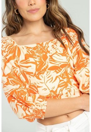 Blusa Nichols Naranja Ragged Pf11112918