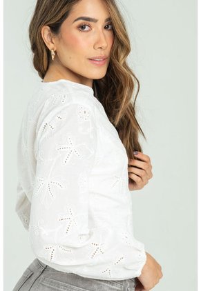 Blusa Ojalillo Boston Blanco Ragged Pf11112914