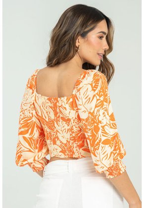 Blusa Nichols Naranja Ragged Pf11112918