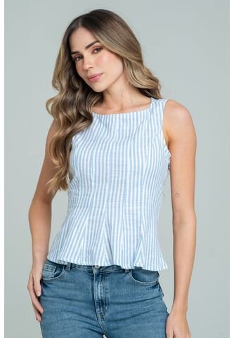 Blusa Alice Azul Ragged Pf11113069 Ragged