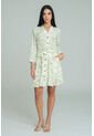 Vestido Beca Verde Ragged Pf11511474 de Ragged