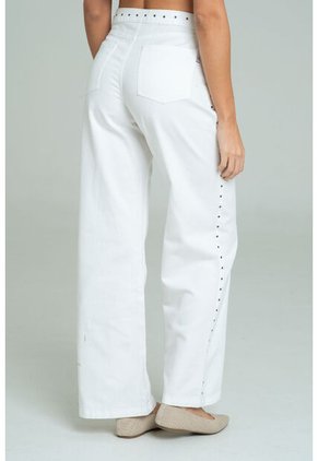 Jeans Atlantic Taches Blanco Ragged Pf21350083