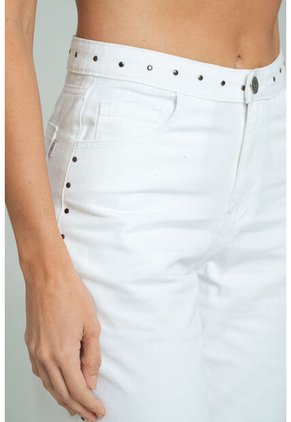 Jeans Atlantic Taches Blanco Ragged Pf21350083