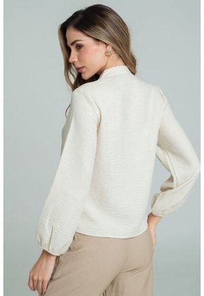 Blusa Atenas Beige Ragged Pf12110872