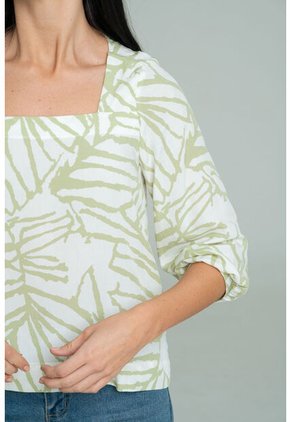 Blusa Palmer Verde Ragged Pf11113188