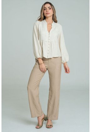 Blusa Atenas Beige Ragged Pf12110872