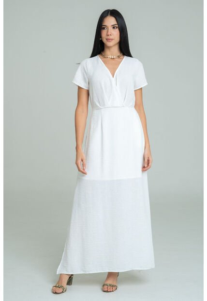 Vestido Mykonos Blanco Ragged Pf11511470
