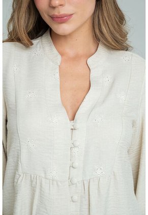 Blusa Atenas Beige Ragged Pf12110872