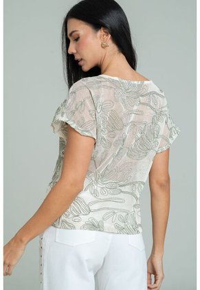 Blusa Bordada Neru Verde Ragged Pf11113183