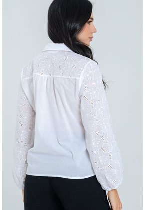Camisa Emily Blanco Ragged Pf11113039