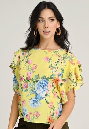 Blusa Anine Amarillo Ragged Pf12110743